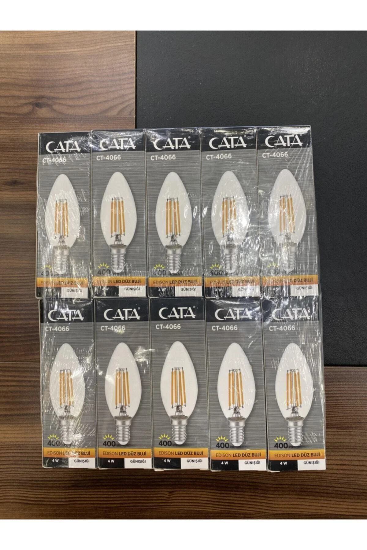 4w Flamanlı Şeffaf Led Buji Ampul Ct-4066 - Günışığı 10 Lu Paket 4w Flamanlı Şeffaf Led Buji Ampul Ct-4066 - Günışığı 10 Lu Paket