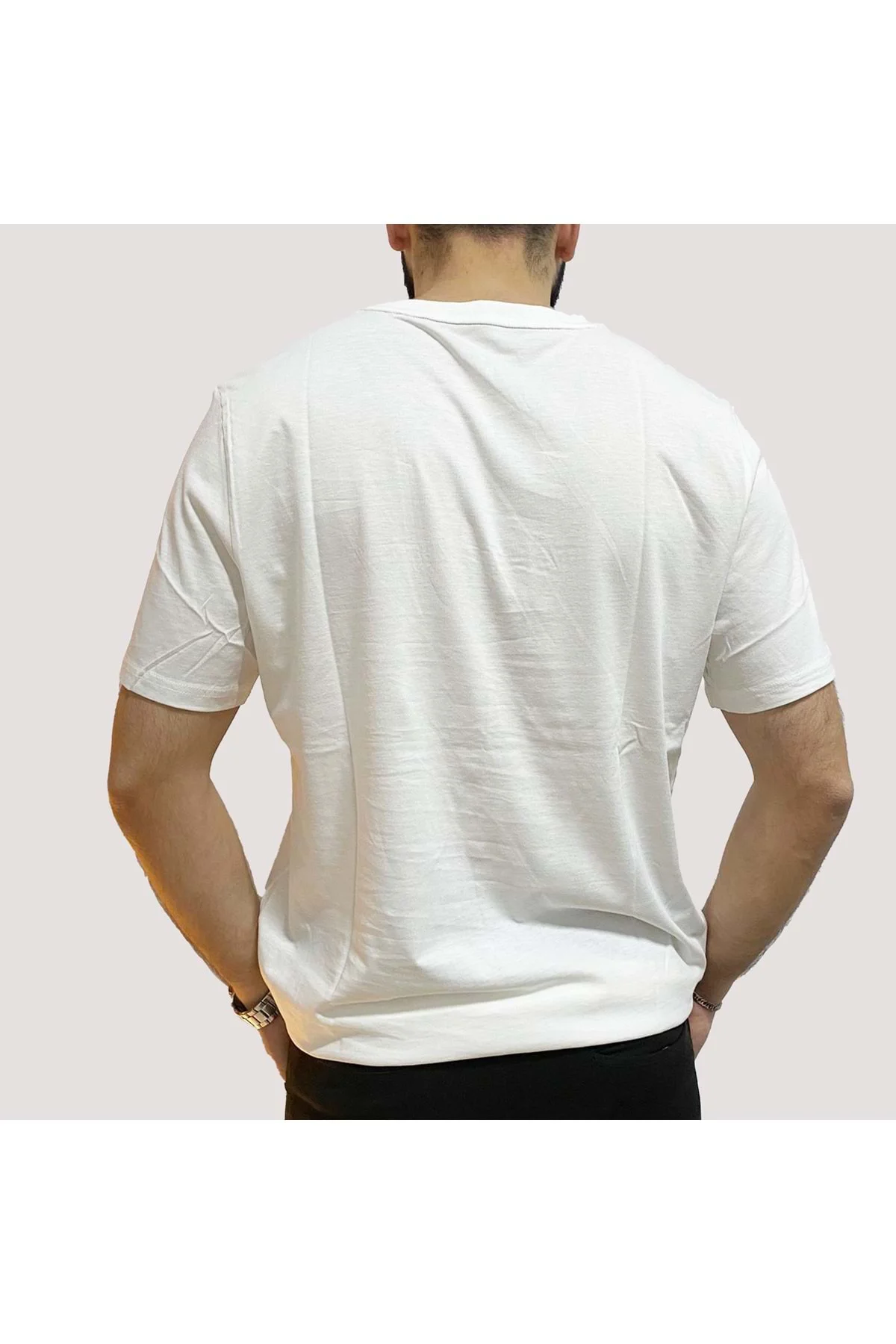 4w Zey Erkek T-shirt - Beyaz - M