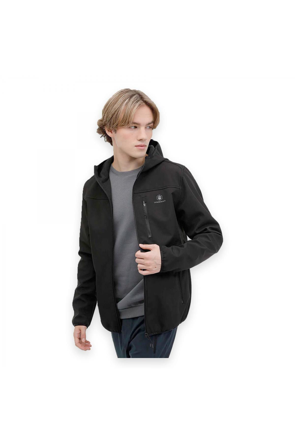 Lumberjack 4W,Ml Bsc Sftshell 1Gt16 4Pr Waterrepellent Ceket Antrasit Erkek