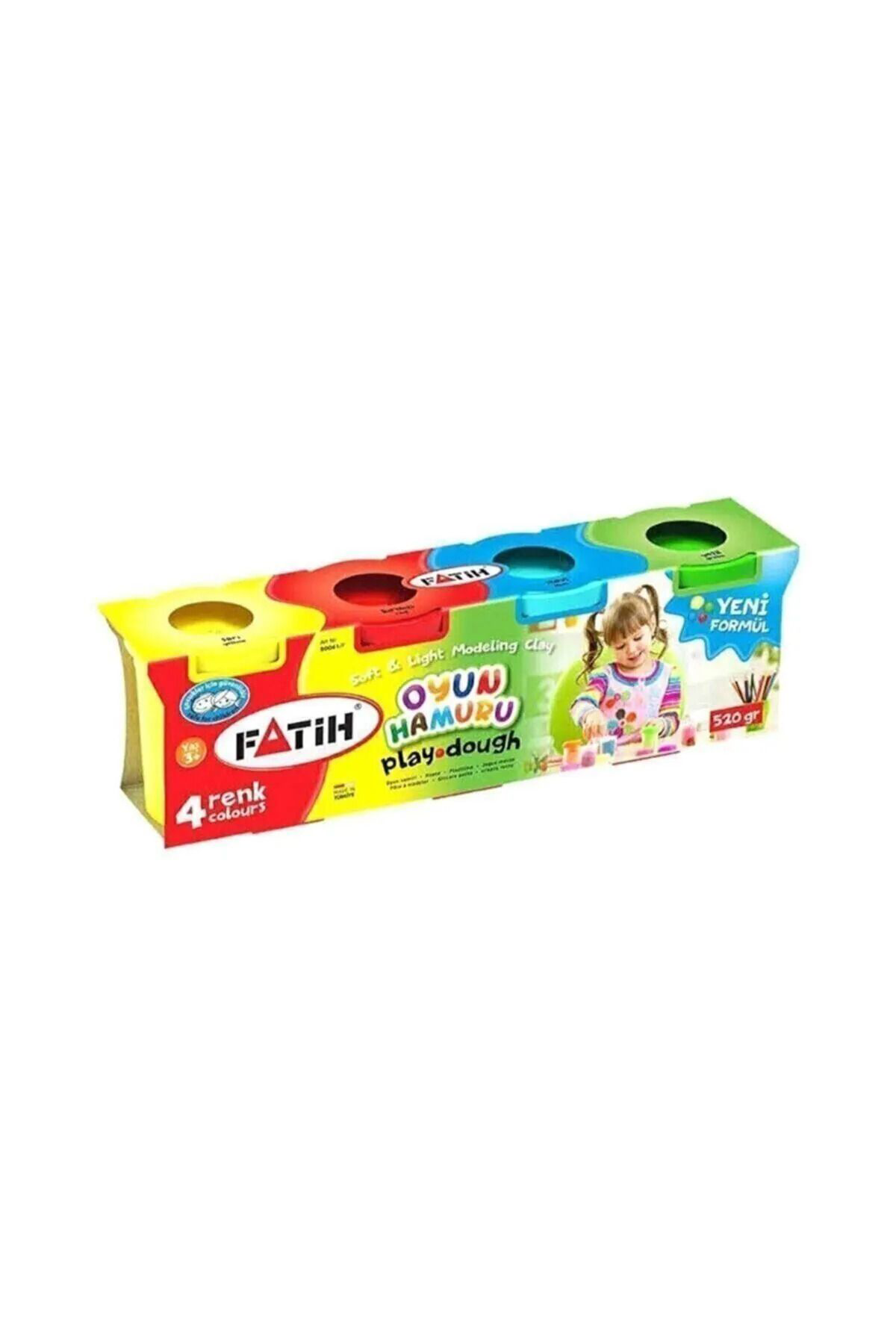 Fatih (4X130=520Gr) 4 Renk Oyun Hamuru