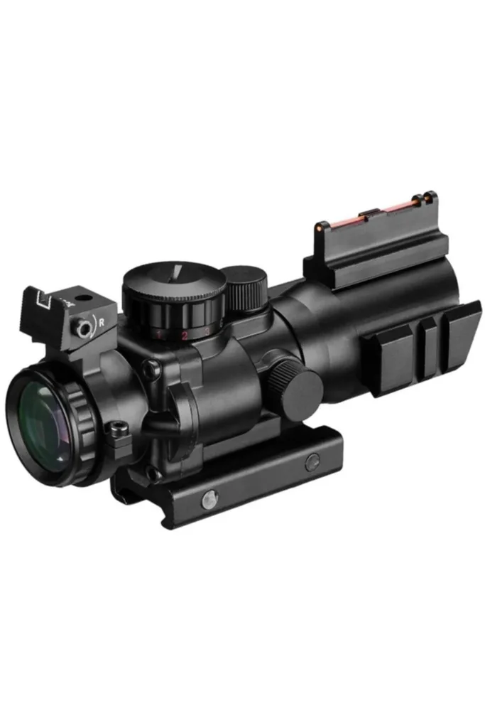 4X32 Kırmızı Işıklı  Dürbünü 4x32 Nişangah