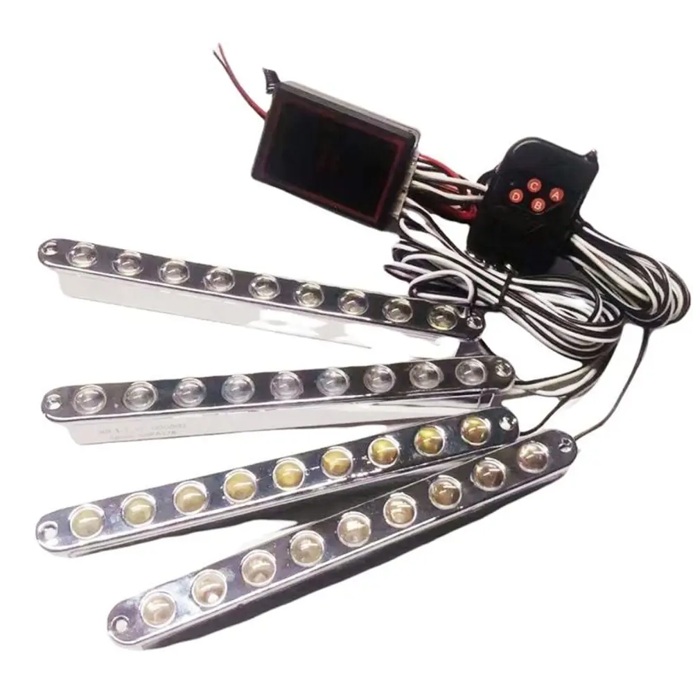 4X9 Ledli Panjur İçi Çakar Lamba Sarı Sarı - Sarı Sarı 12V/Lapa18