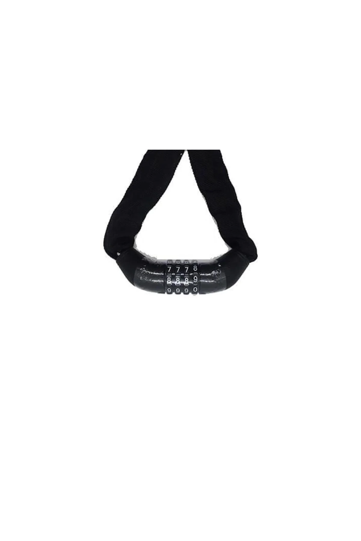 4x90CM 4 lü Şifreli Zincir Kilit YÜKSEK GÜÇLÜ BİSİKLET KİLİDİ