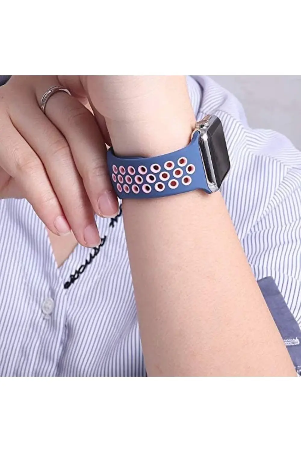 5 46mm Gently Band için Kordon Siyah 395519