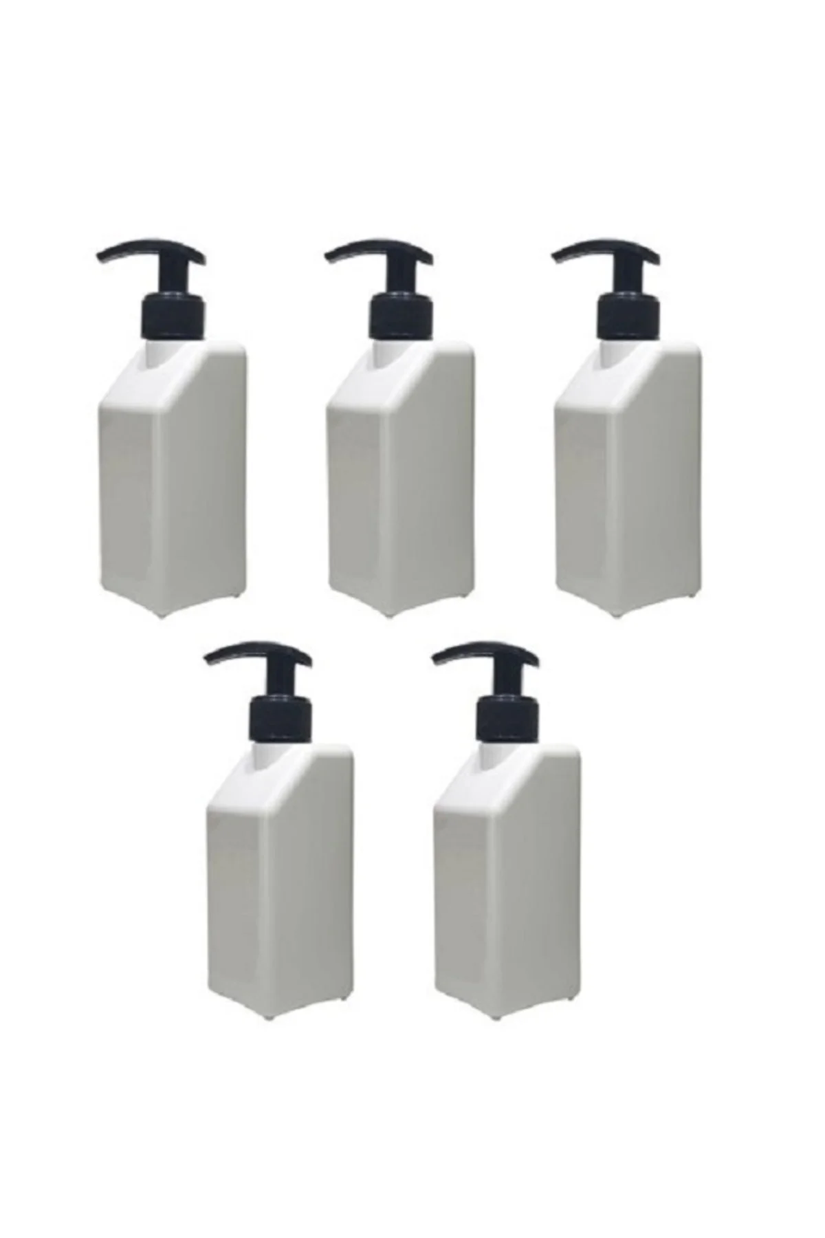 5 Adet 1 Lt Pompalı El Dezenfektanı Sıvı Sabun Kolonya Boş Şişesi