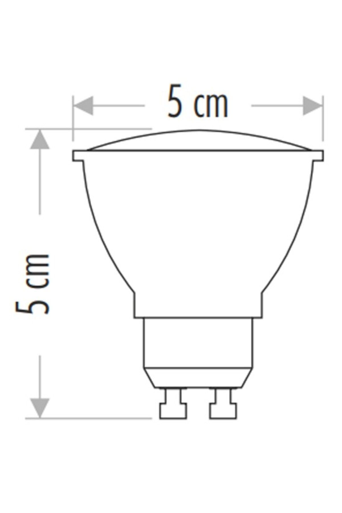 5 Adet - 7w Çanak Led Ampul - Spot Ampülü Ct 4215 (GÜN IŞIĞI)