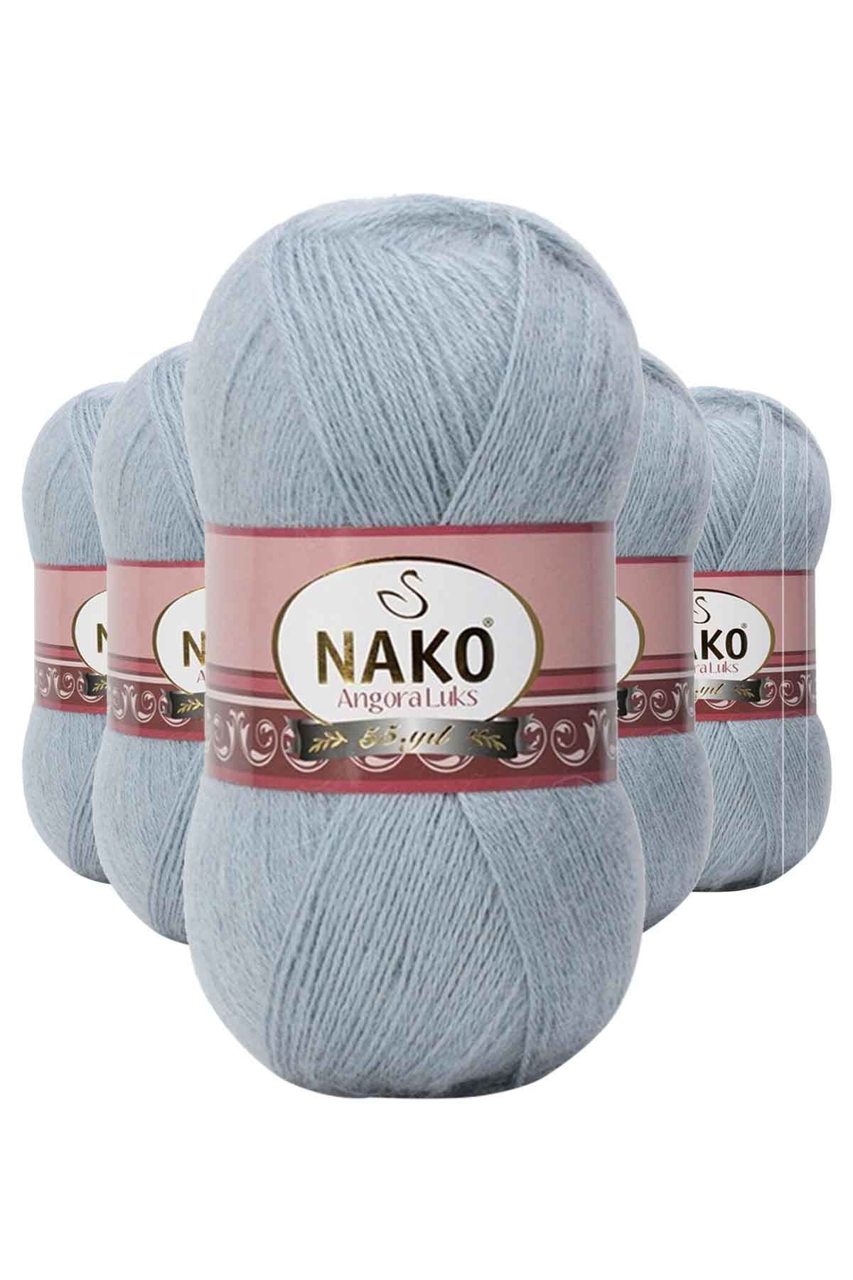5 Adet Angora LüEl Örgü İpi  12936