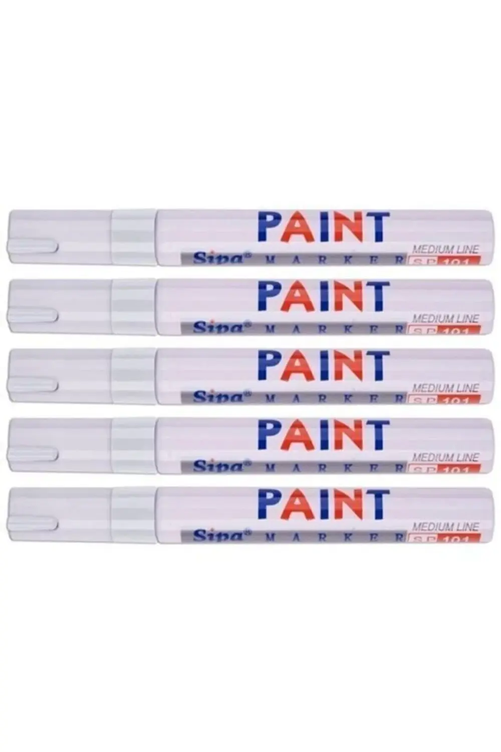 5 Adet Beyaz Rötüş Ve Derz Boyama Kalemi