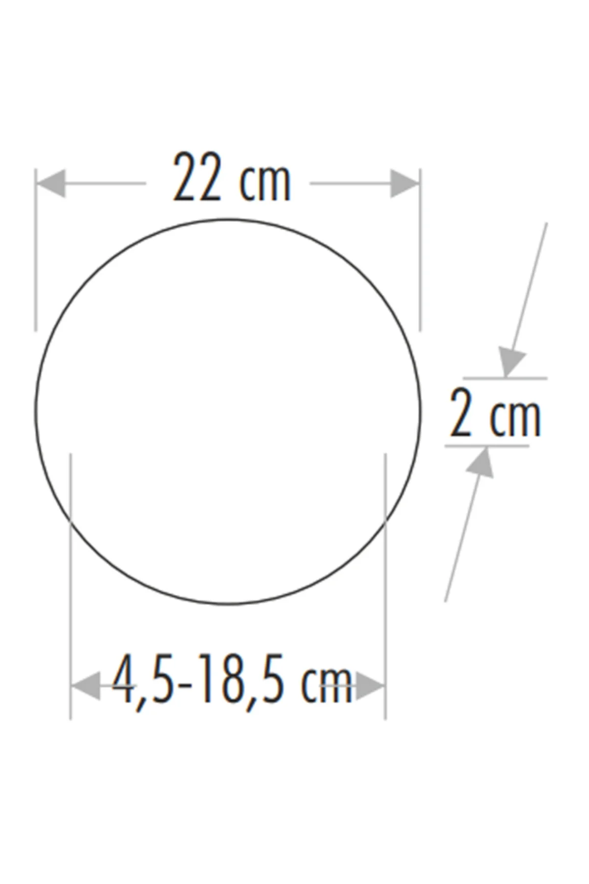 5 Adet Cata Ct 5663 Led Spot 35w 6400k Beyaz Işık - Görsel 4