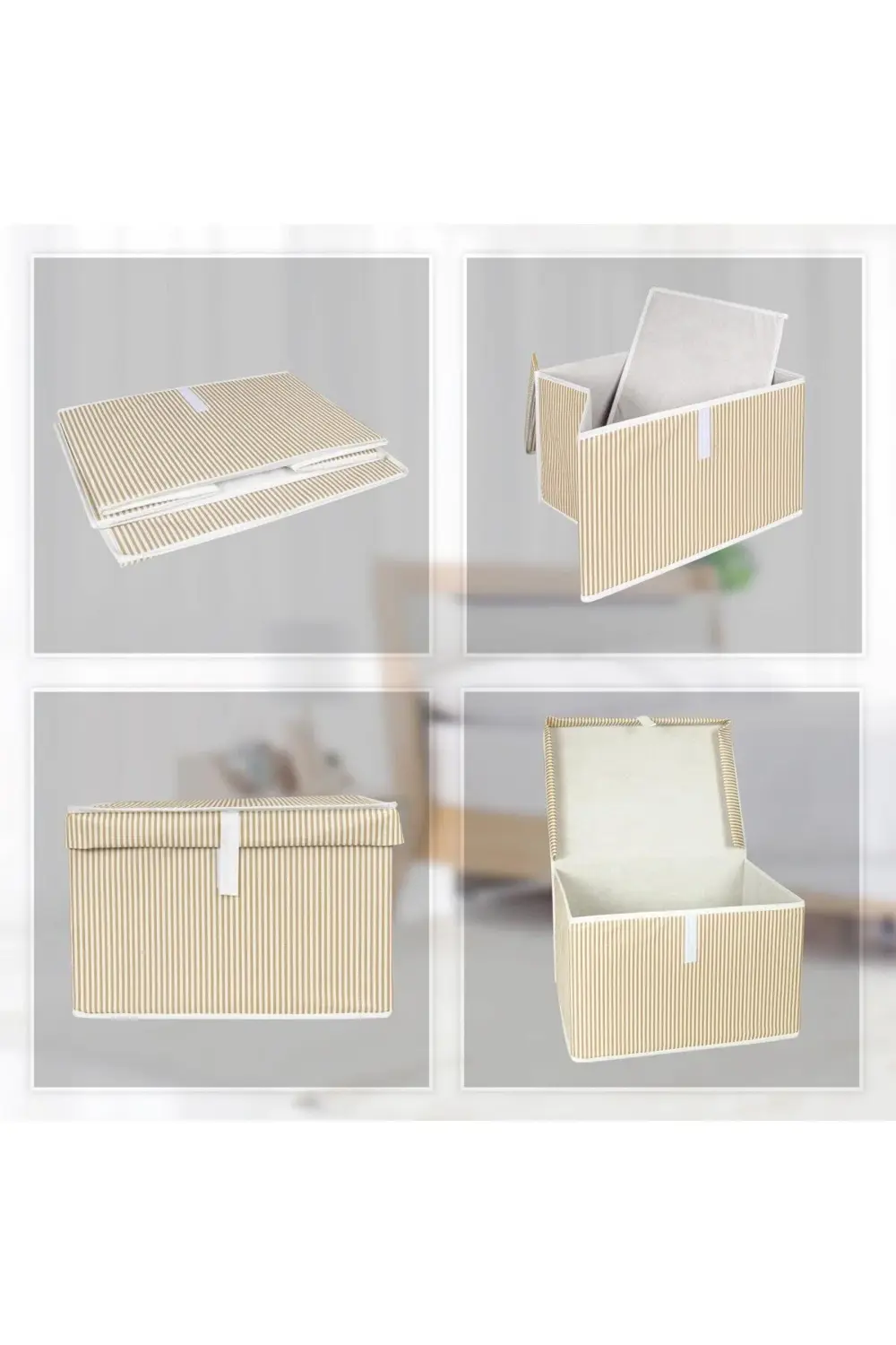 5 Adet Çok Amaçlı Düzenleyici Kutu Mini Boy Gri