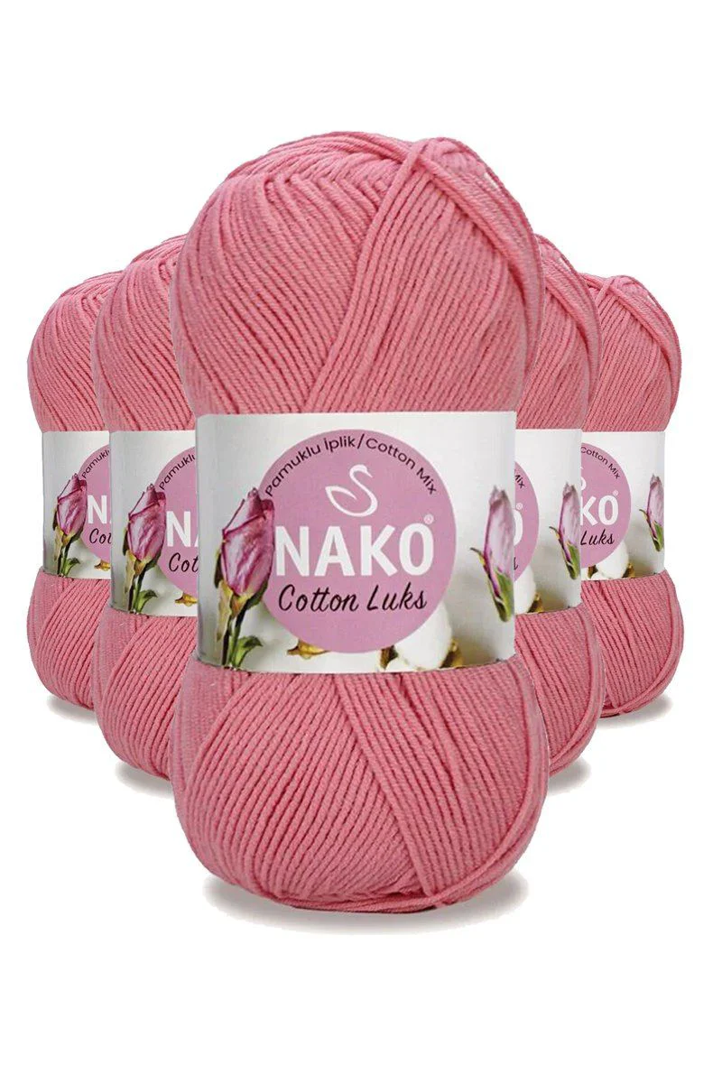 5 Adet Cotton Lüks İpi Yünü – Gül Pembe, %60 Soft Koton %40 Premium Akrilik, Yelek Tunik Kazak Hırka İpliği Fiyatı, Yorumları ve Özellikleri