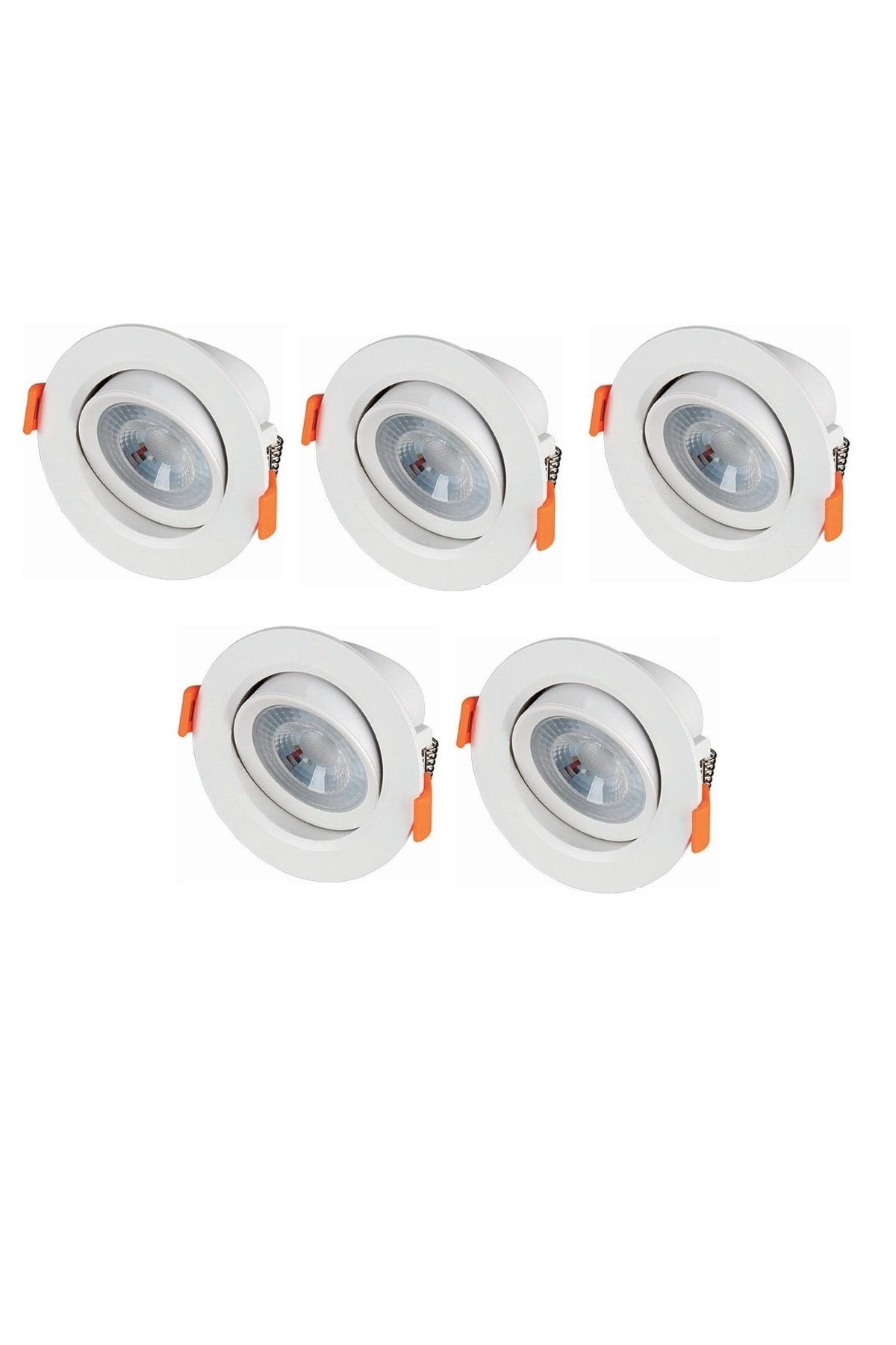5 Adet Ct 5204 5 W Sıva Altı Led Spot Beyaz 6500k