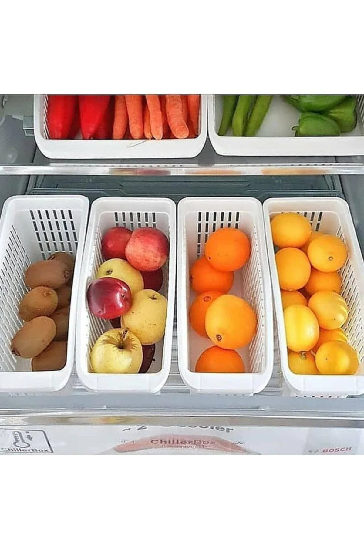 5 Adet Düzenleme Sepeti Buzdolabı Sepeti
