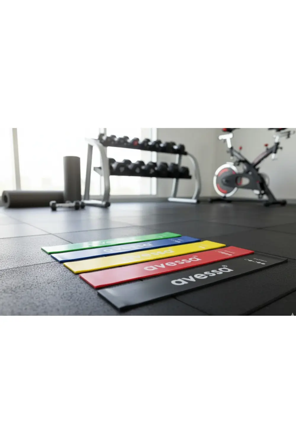 5 Adet Egzersiz Bant Seti-Direnç Bandı-Evde Spor-Spor-Antrenman-D