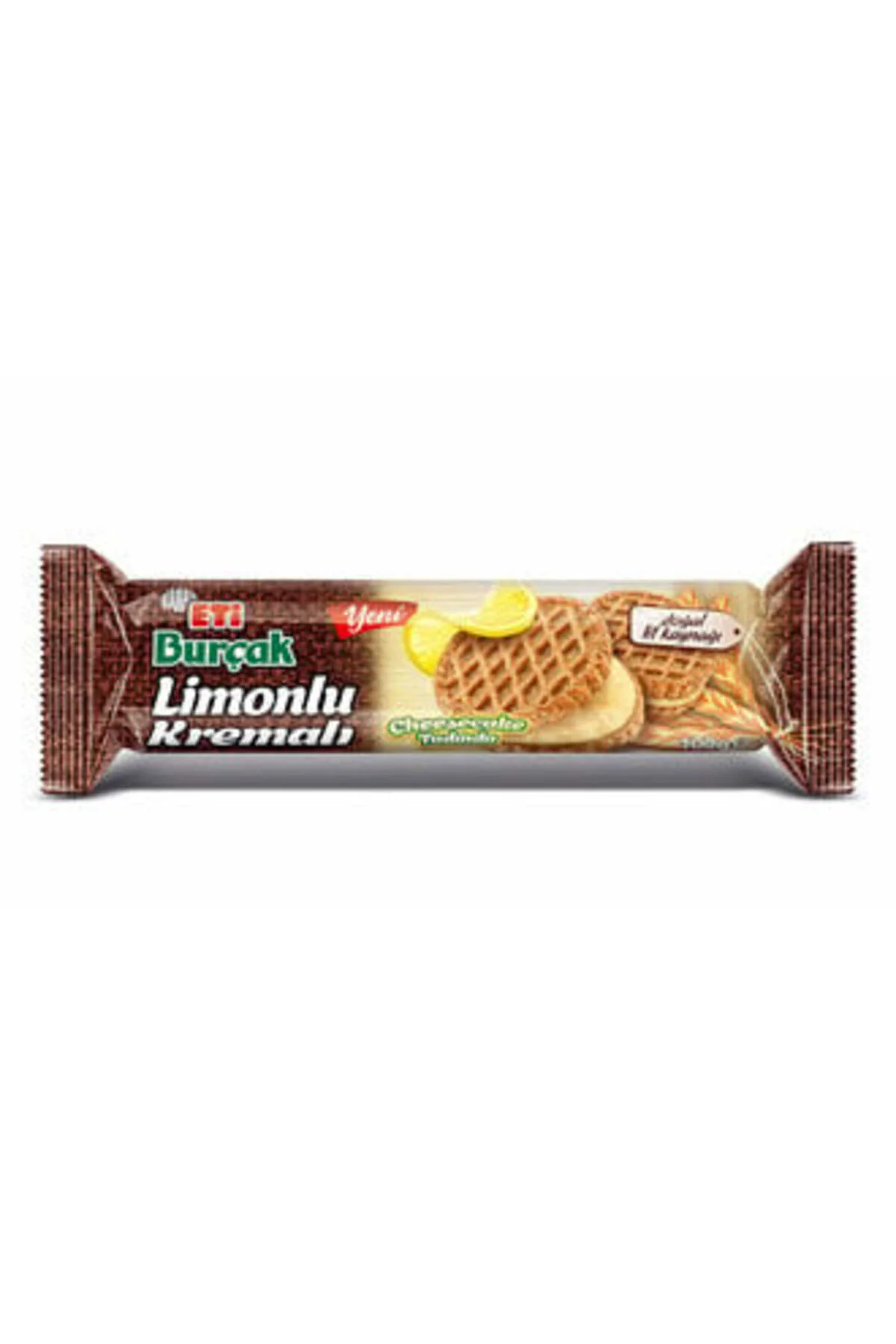 ( 5 ADET ) Eti Burçak Limonlu Kremalı Yulaflı Bisküvi 100 Gr