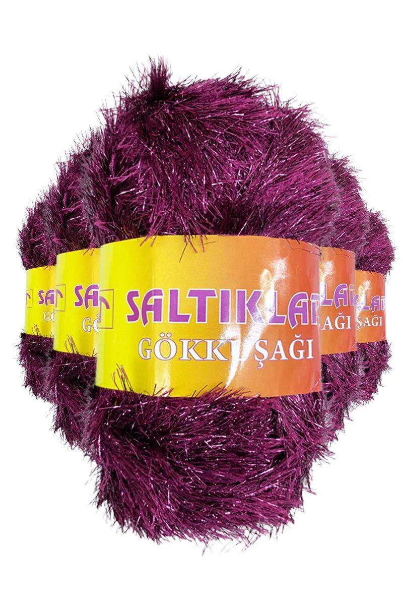 5 Adet Gökkuşağı El Örgü İpi Yünü 86 - Metalik Dokulu Örgü İpi | Amigurumi, Atkı, Bere, Hırka İçin