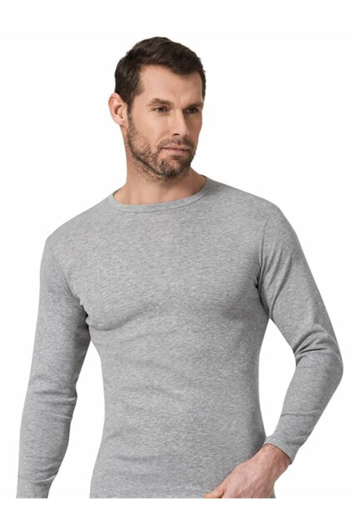 Namaldı 5 Adet Beyaz Renk Ribana Uzun Kollu Fanila