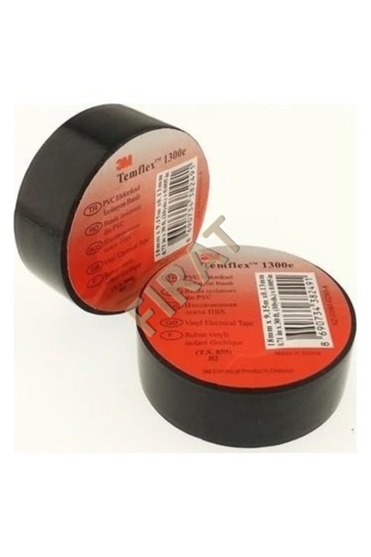 5 ADET İZOLE BANT 3M 19 MM SİYAH