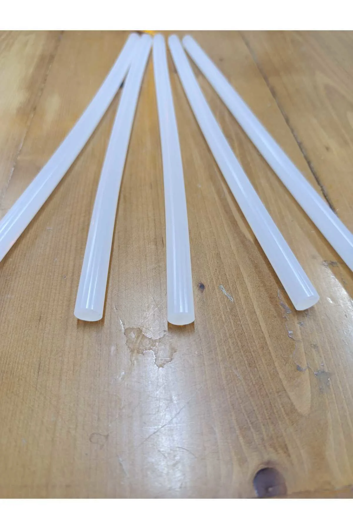 5 Adet - Kalın Mum Ambalaj Çubuk Sıcak Silikon Hobi Süs Hediyelik