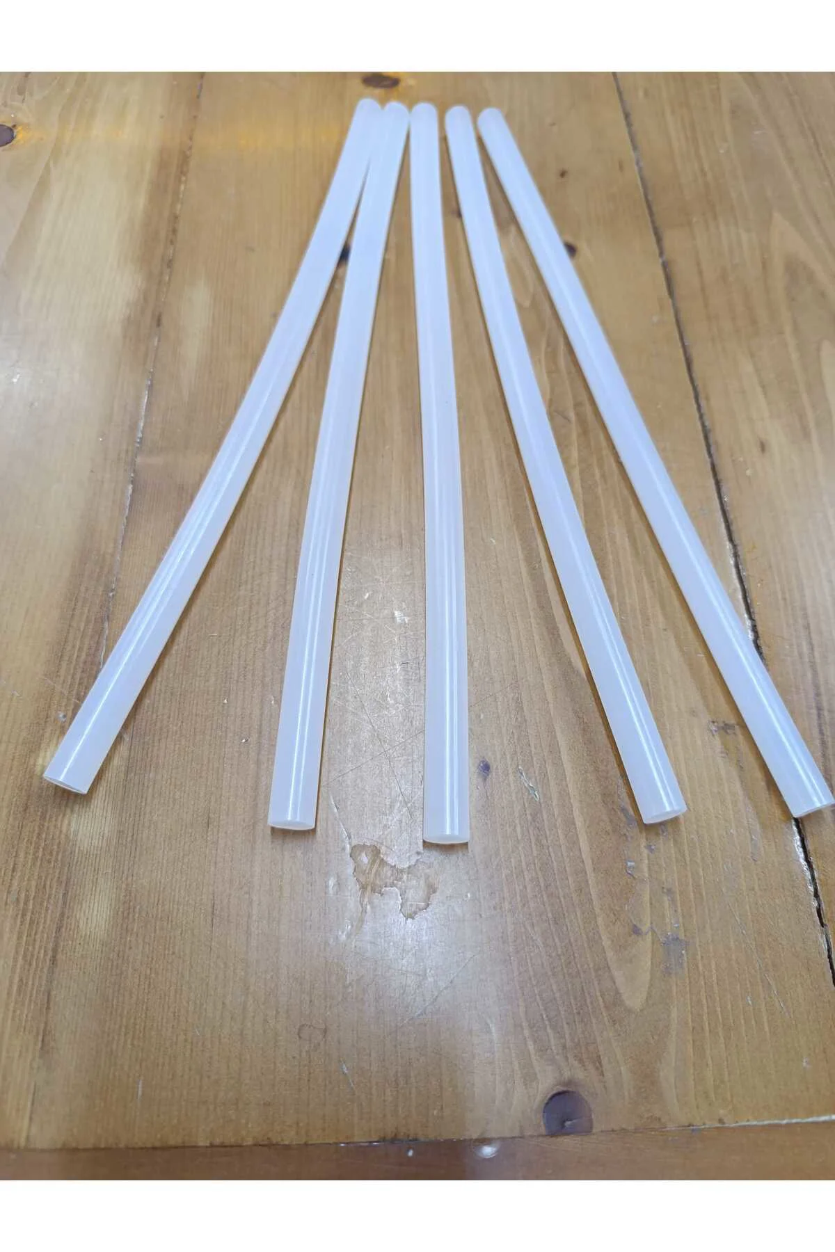 5 Adet - Kalın Mum Ambalaj Çubuk Sıcak Silikon Hobi Süs Hediyelik