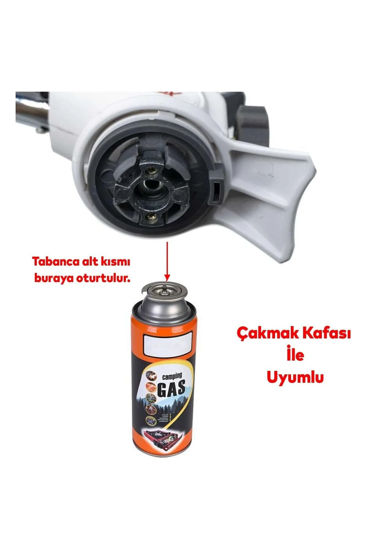 5 ADET Kamp Gazı Bütan Propan Gaz Tüpü Portatif Ocak Kartuşu Tek 