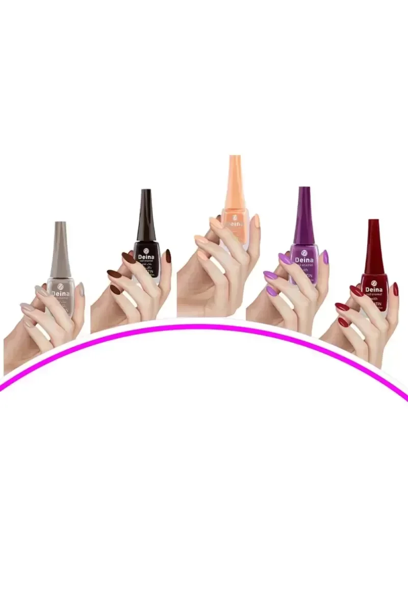 5 Adet Keratinli Besleyici Oje 14 ml SET4 5 Adet Keratinli Besleyici Oje 14 ml SET4