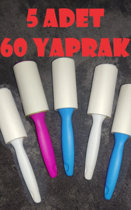 Estiko 5 Adet Kil Tüy Toplayici Rulo (30Mt)