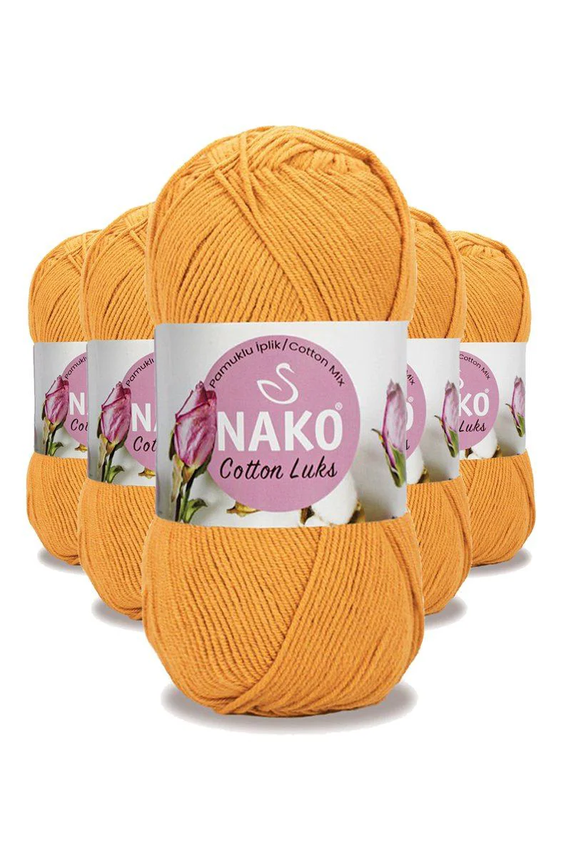 5 Adet Koyu Sarı Cotton Lüks İplik – Yelek, Tunik, Kazak, Bluz, Hırka İpi Fiyatı, Yorumları ve Özellikleri