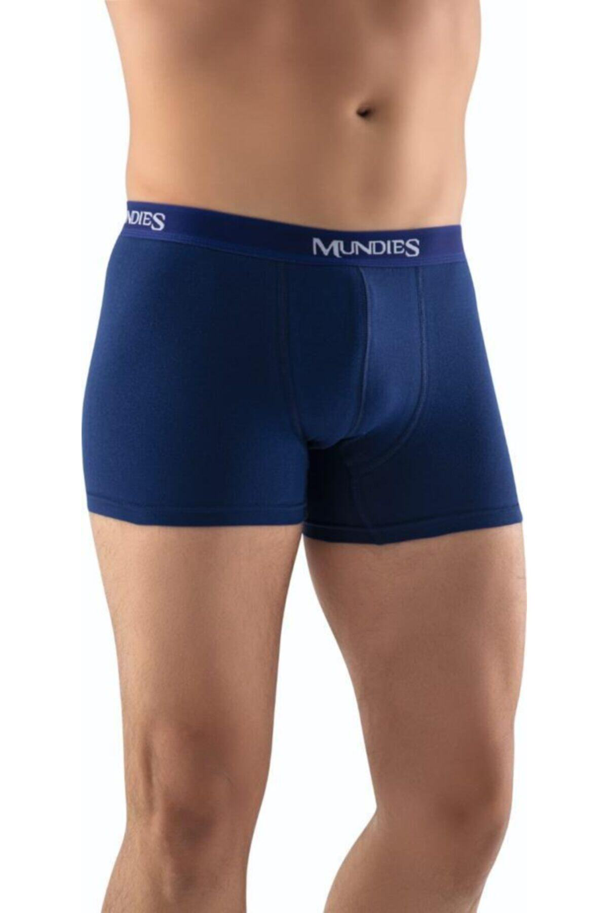 5 Adet Gri Renk Likralı Boxer