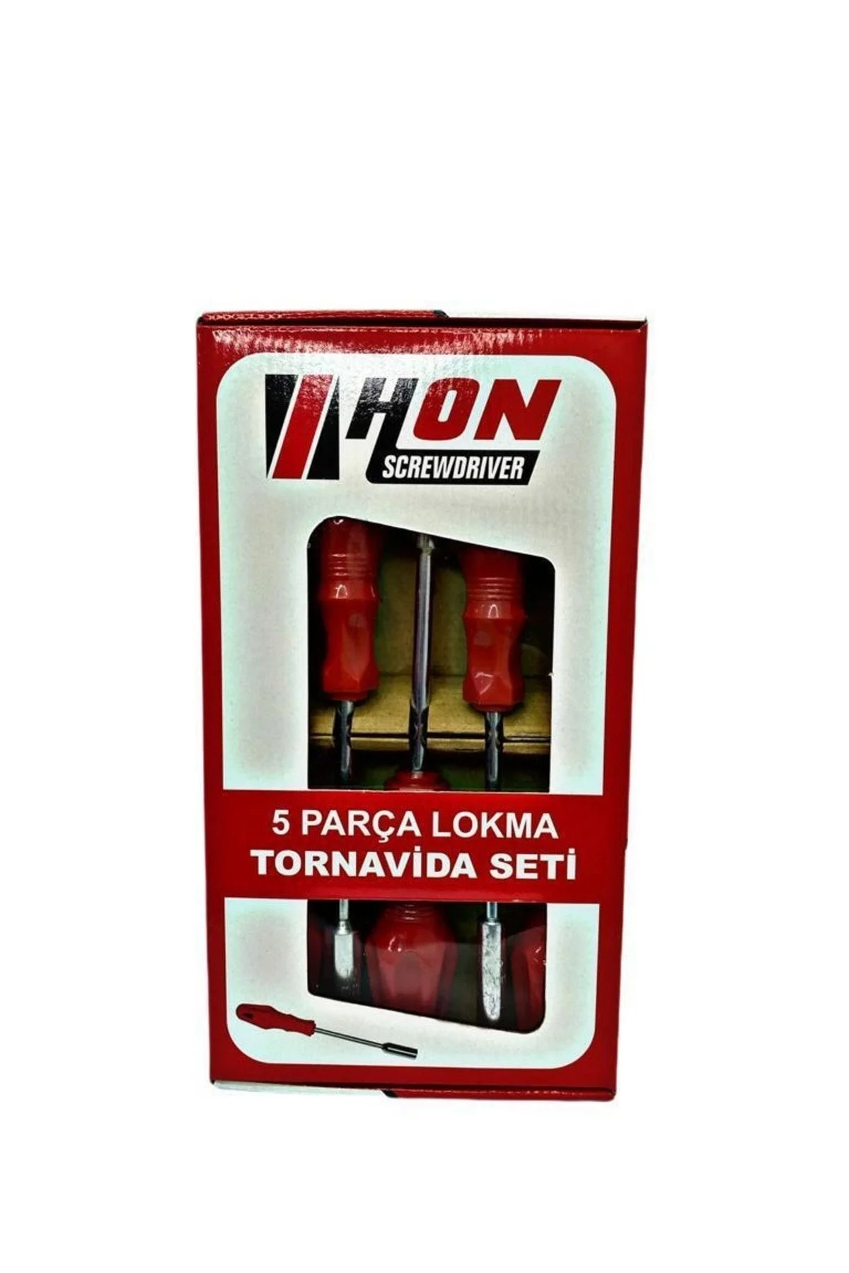 5 Adet Lokma Anahtar Tornavida 6/7/8/10/13/mm Metal Altıgen