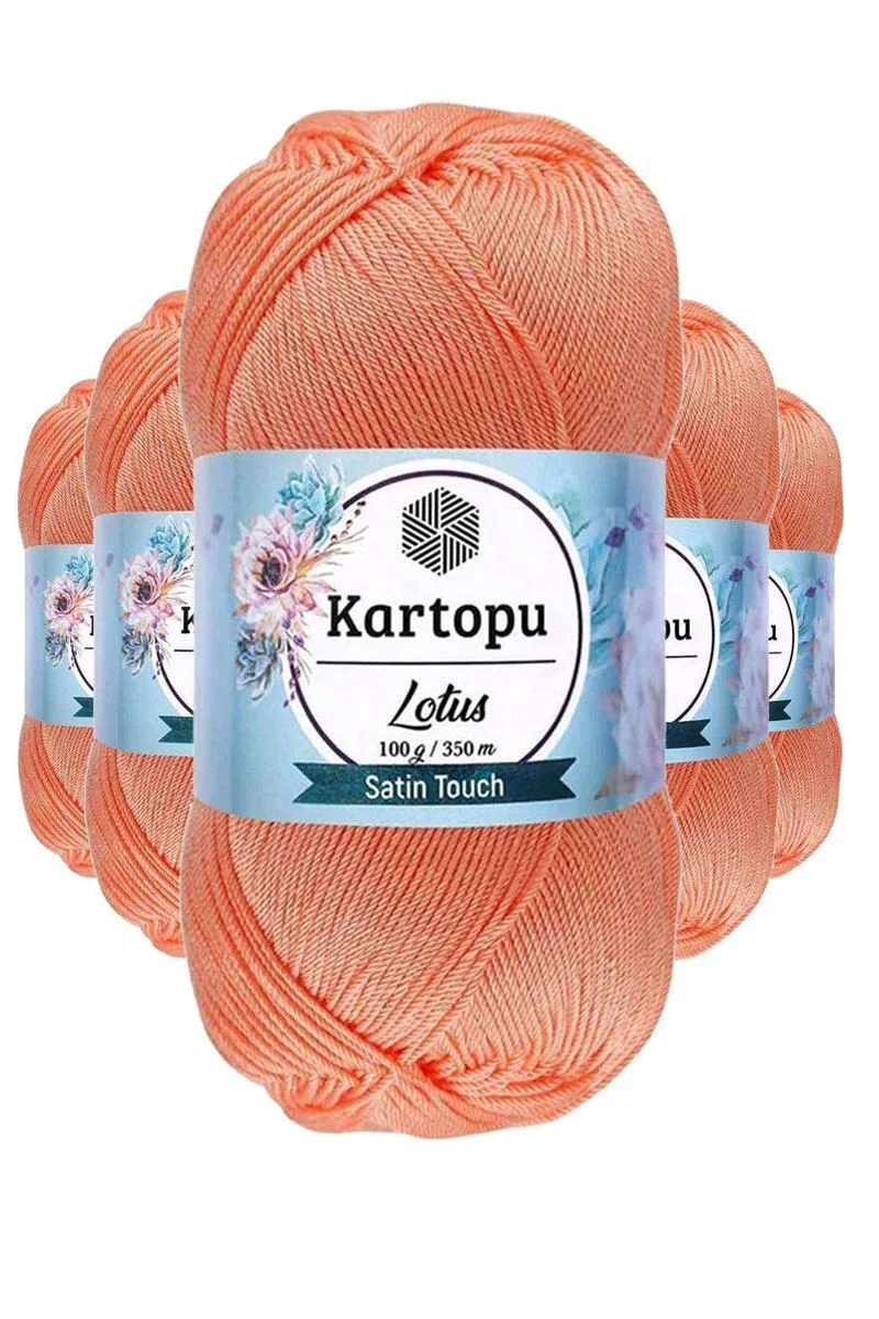 5 Adet Lotus Örgü İpi K218 Somon – Anti-Pilling Mikrofiber Akrilik İplik Fiyatı, Yorumları ve Özellikleri