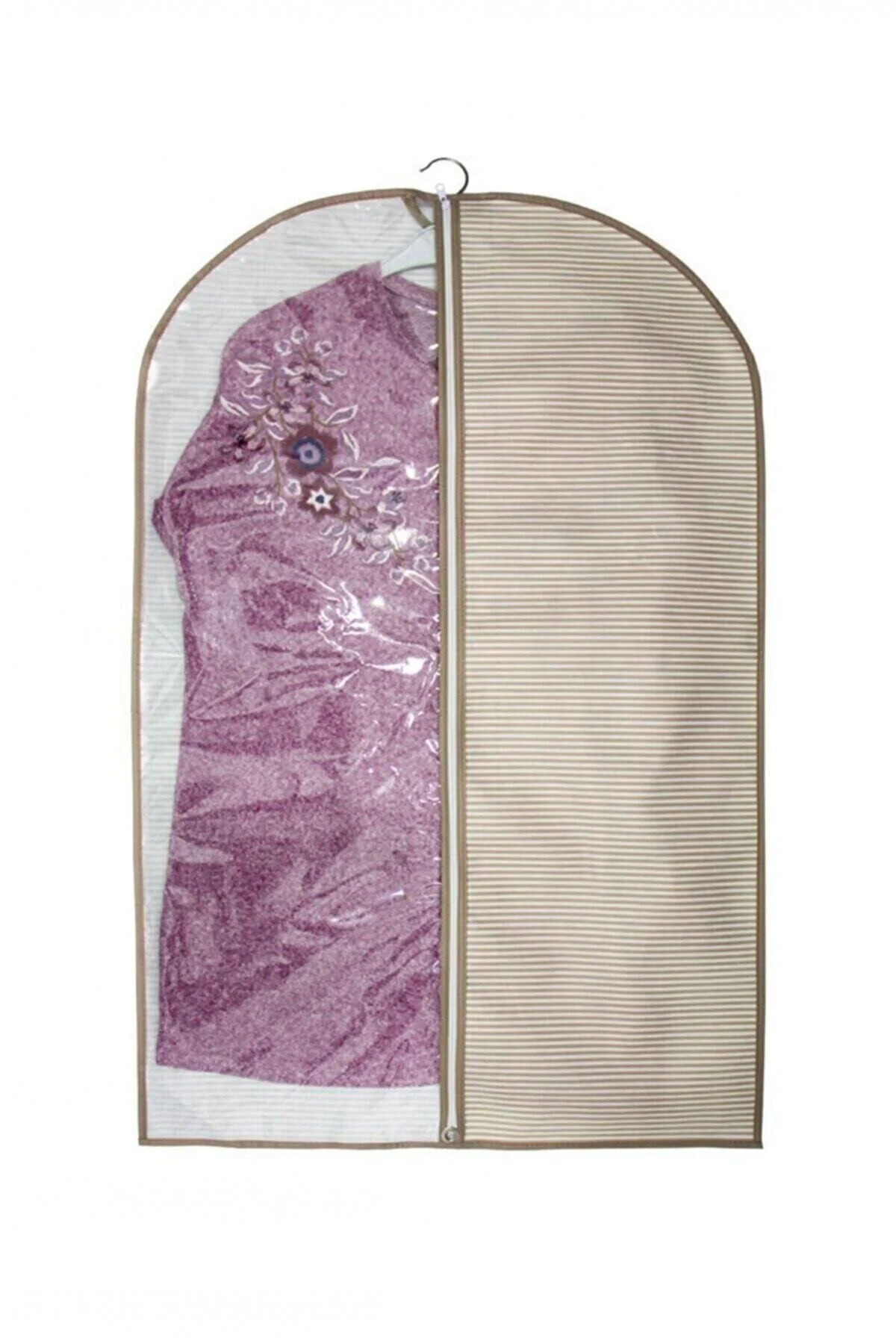 5 Adet Lüks Pencereli Elbise Kılıfı Büyük Boy 62 X 130 Cm