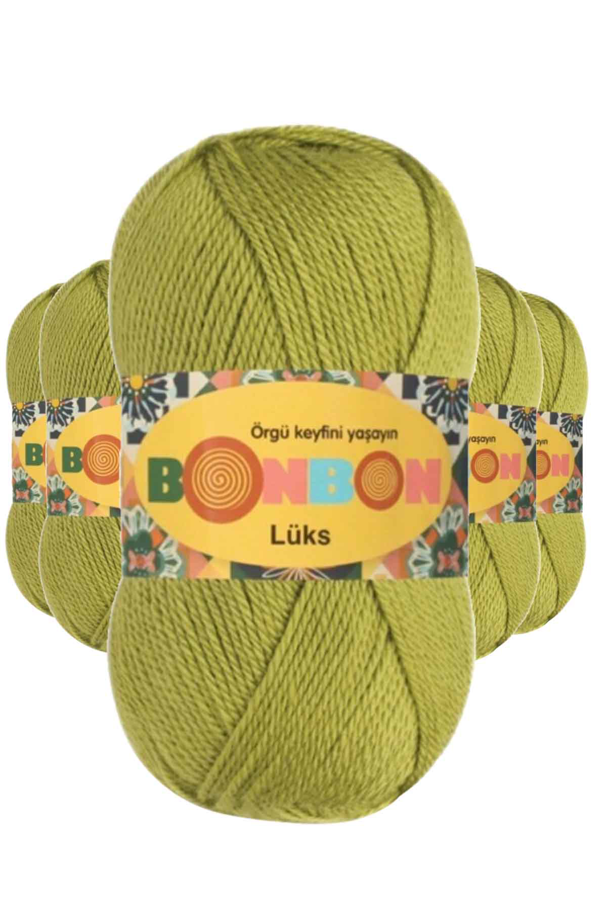 5 Adet LüPatik İpi Yünü Açık Yeşil 98229