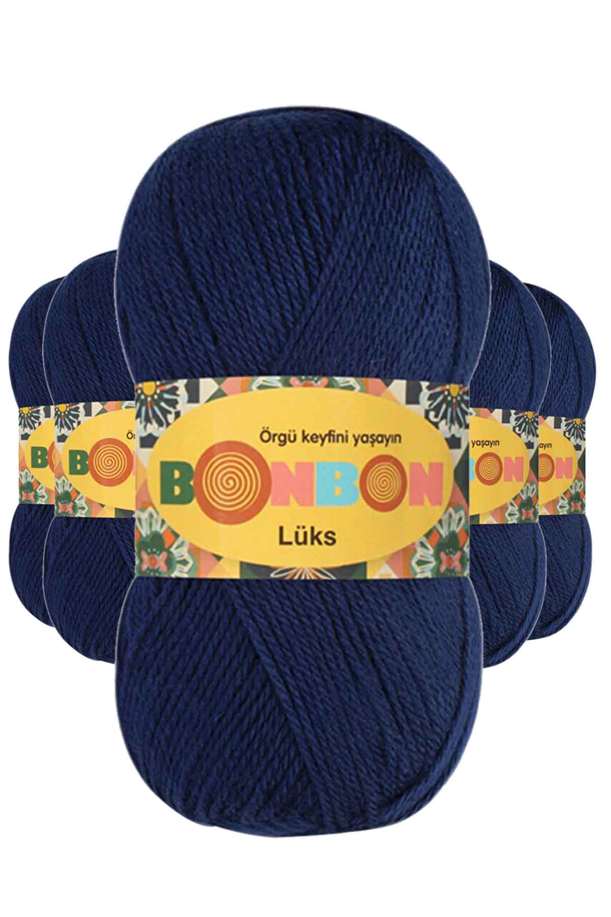 5 Adet LüPatik İpi Yünü Lacivert 98244