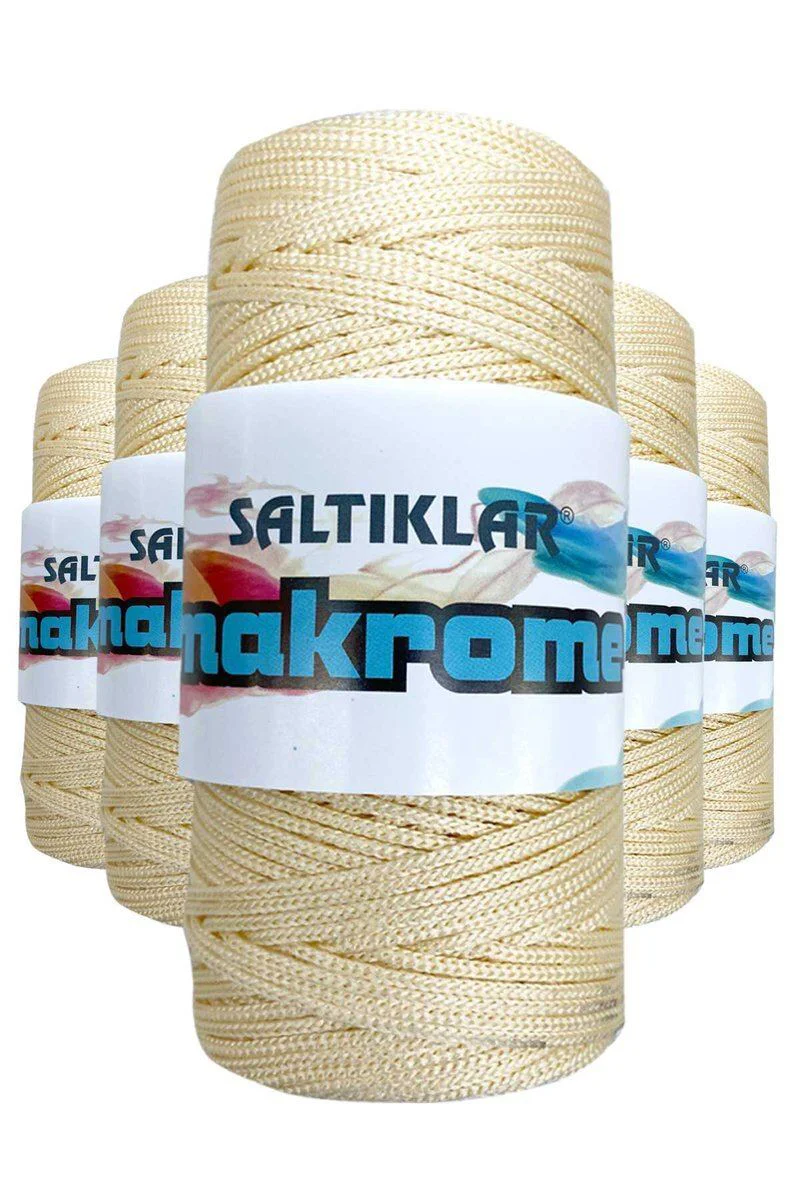 5 Adet Makrome İpi 270 Krem – %100 Polipropilen, 100gr Fiyatı, Yorumları ve Özellikleri
