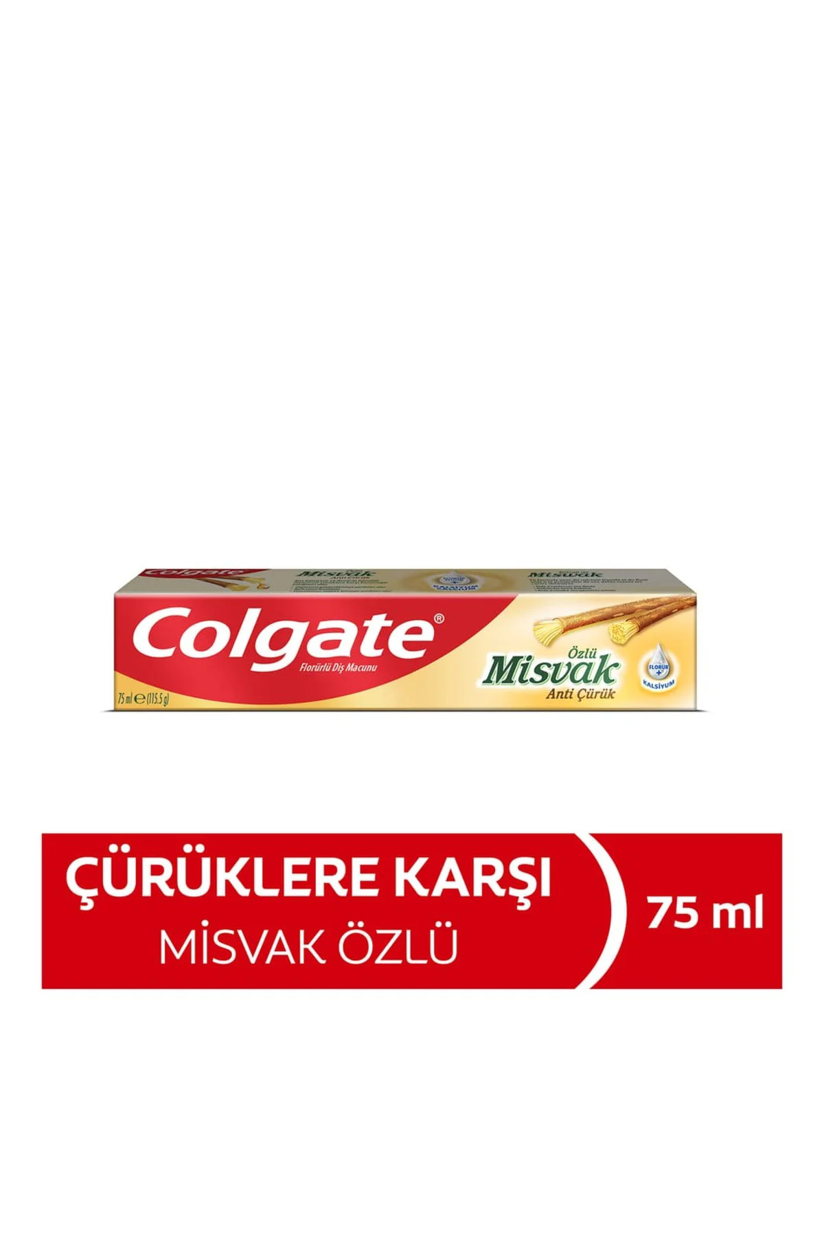 5 ADET Misvak Özlü Anti Çürük Florürlü Diş Macunu 75 Ml