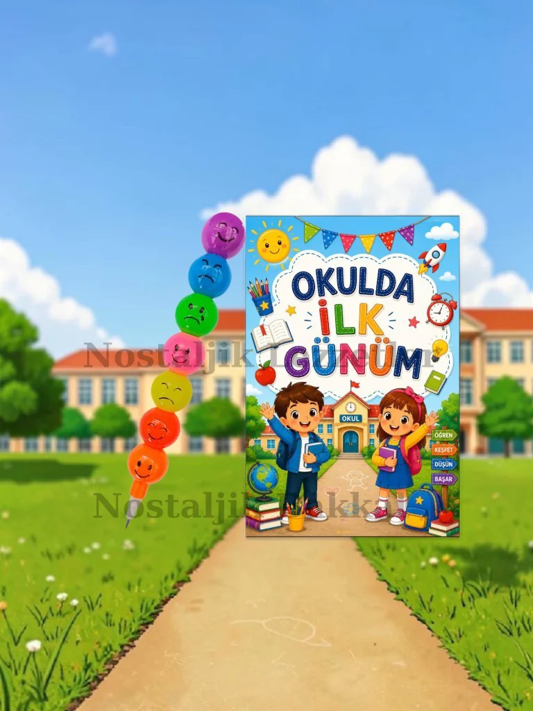 5 Adet Okulda İlk Günüm Yazılı Hediye Seti 1. Sınıf- Sene Başı Em 5 Adet Okulda İlk Günüm Yazılı Hediye Seti 1. Sınıf- Sene Başı Em