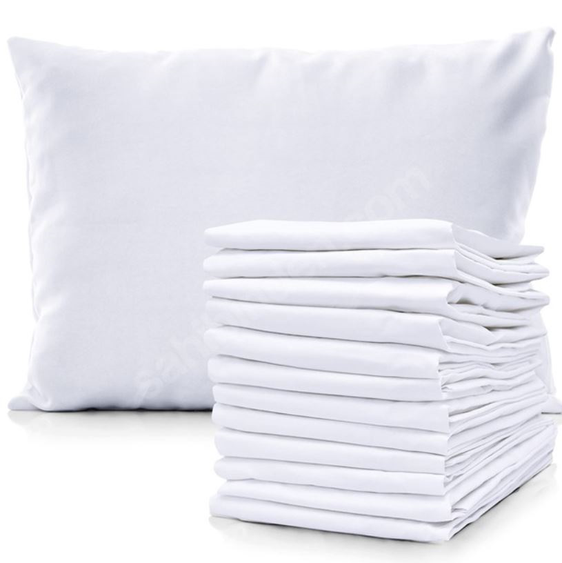 Rns 5 Adet Otel Tipi Beyaz Yastik Kilifi Akfil 63 Tel Dokuma %100 Pam