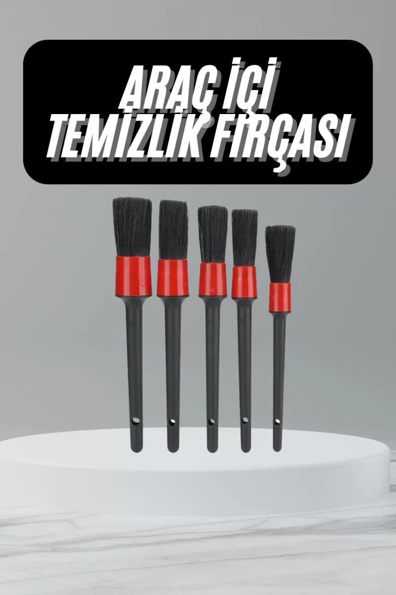 5 Adet Oto Detaylı Temizleyici Araç İçi Temizlik Fırça Seti Koltuk Döşeme Kapı Toz Alma Fırçası - Lisinya 5 Adet Oto Detaylı Temizleyici Araç İçi Temizlik Fırça Seti Koltuk Döşeme Kapı Toz Alma Fırçası - Lisinya