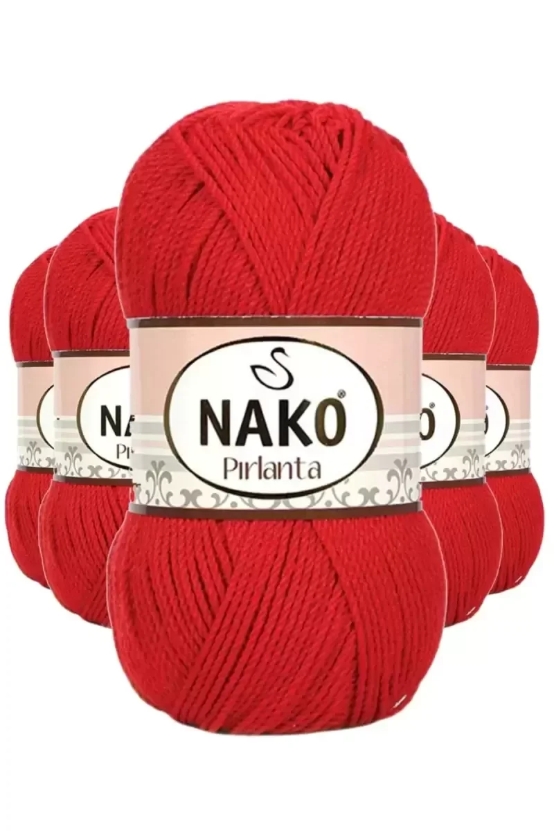 5 Adet Pırlanta Amigurumi El Örgü İpi Yünü Gelincik Kırmızı 6741 5 Adet Pırlanta Amigurumi El Örgü İpi Yünü Gelincik Kırmızı 6741