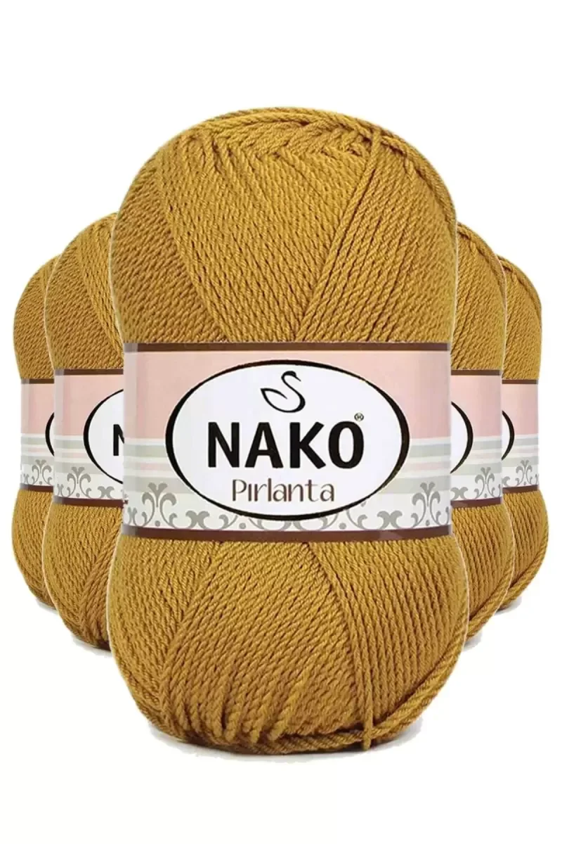 5 Adet Pırlanta Amigurumi El Örgü İpi Yünü Altın 6706 5 Adet Pırlanta Amigurumi El Örgü İpi Yünü Altın 6706