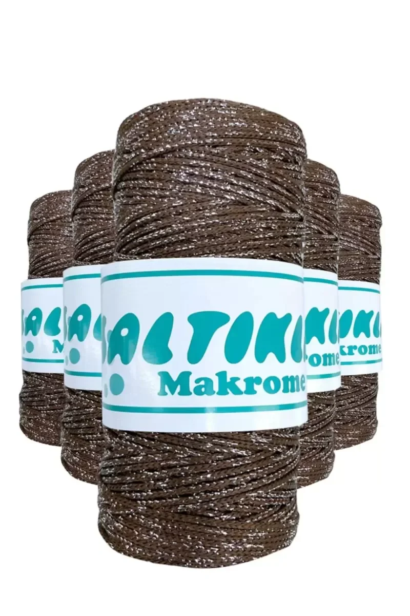 5 Adet Polyester Simli Makrome İpi SG-2080 5 Adet Polyester Simli Makrome İpi SG-2080
