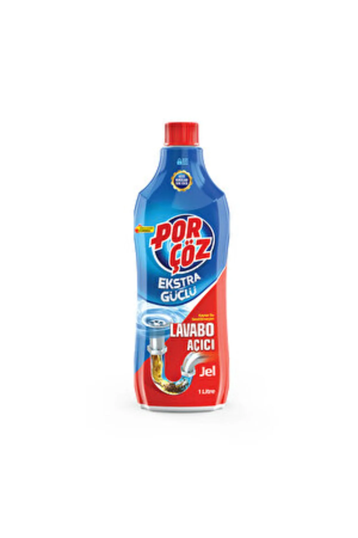 ( 5 ADET ) Porçöz Lavabo Açıcı Jel 1000 ml