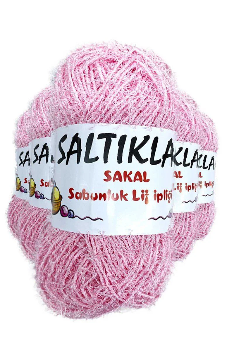 5 Adet Sakal Sabunluk Lif İpliği - %100 Polyester Orta Kalite İplik