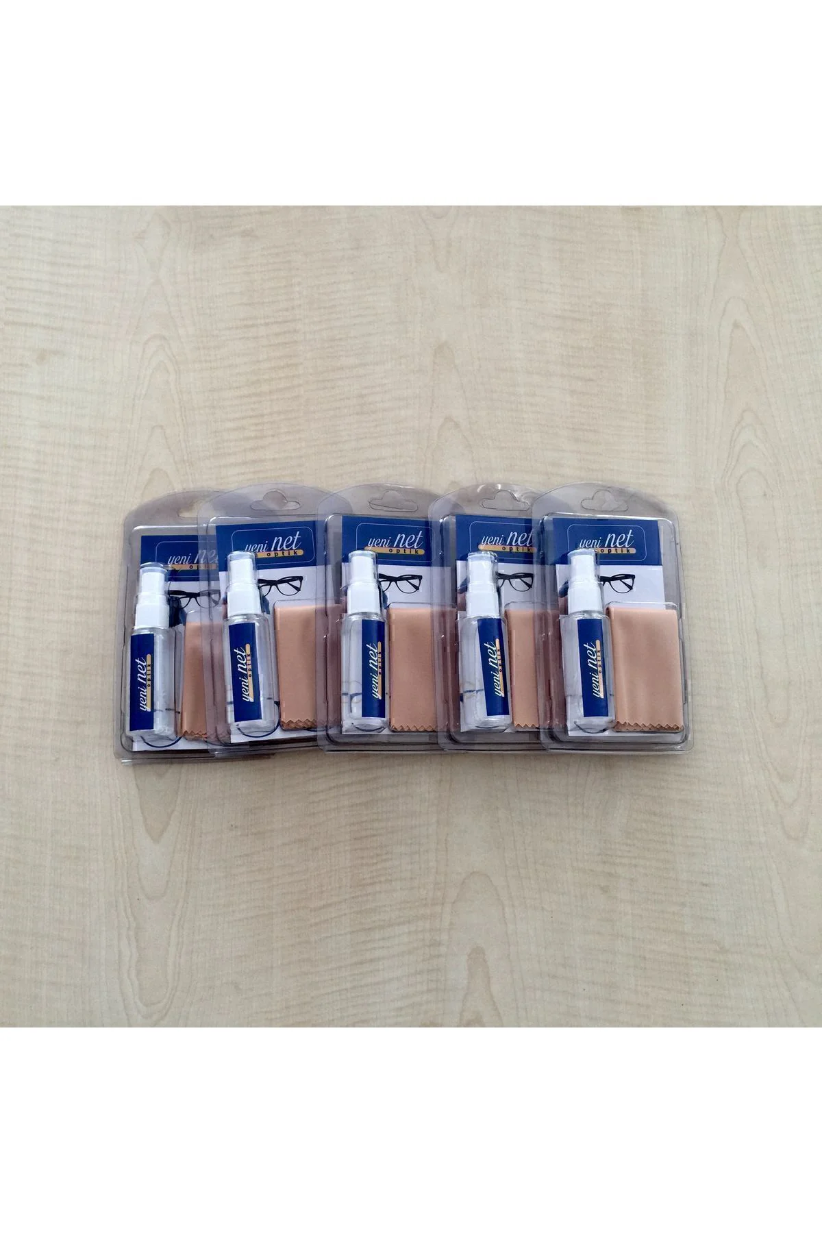 5 Adet Set 30ml Optik&güneş Gözlük Cam Temizleme Sprey Mikrofiber