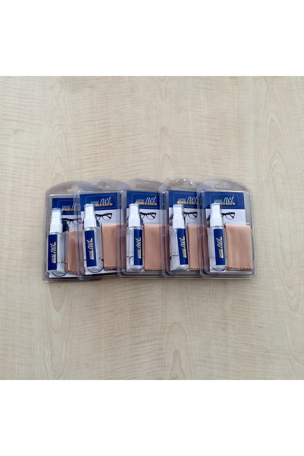 Net Optik 5 Adet Set 30Ml Optik&Güneş Gözlük Cam Temizleme Sprey Mikrofiber