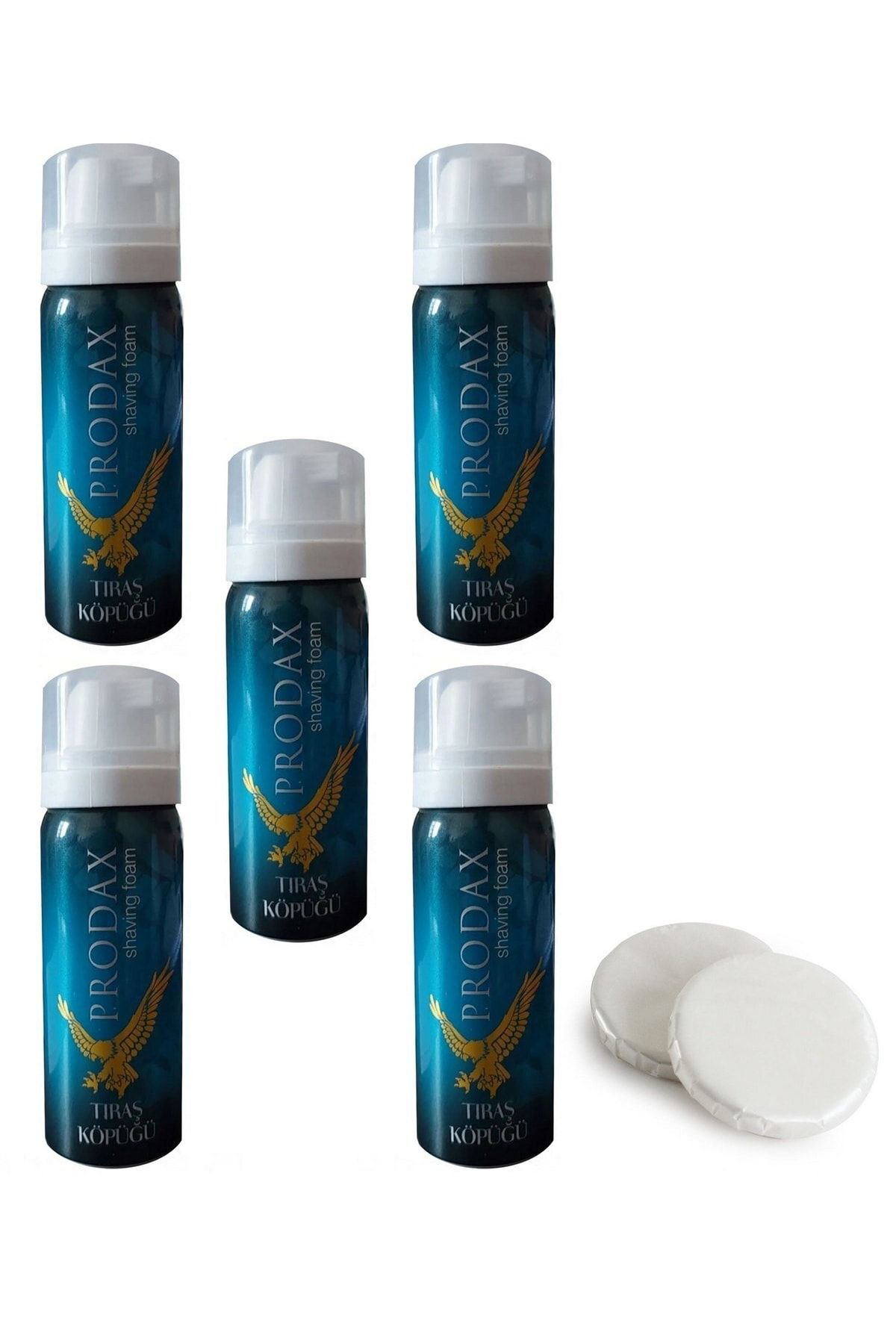 Prodax 5 Adet Seyahat Tiraş Köpüğü 50 Ml. + Mini Sabun Hediye