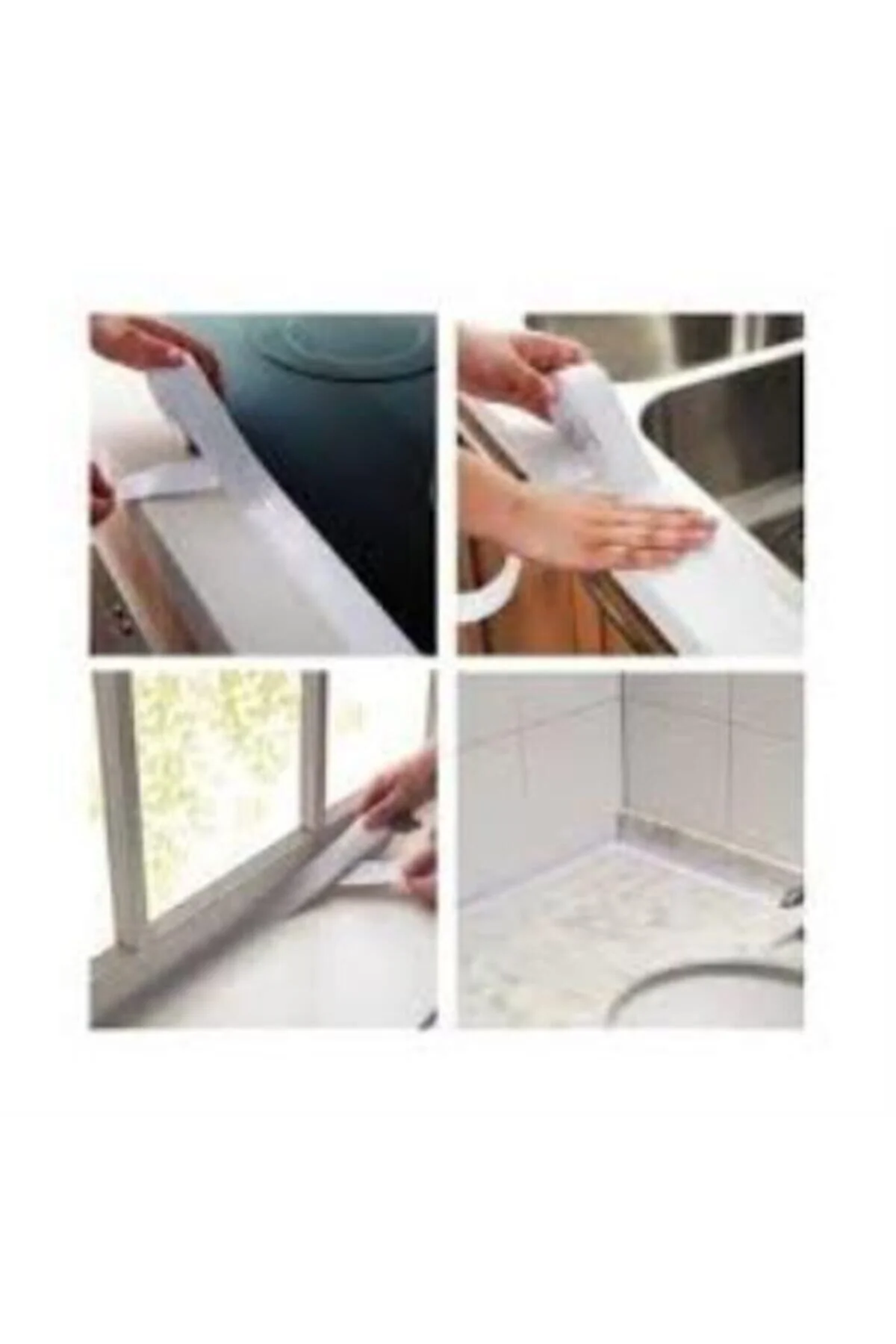 5 Adet Su Sızdırmaz Geçirmez Bant Lavabo Küvet Kenar Bandı Küvet 