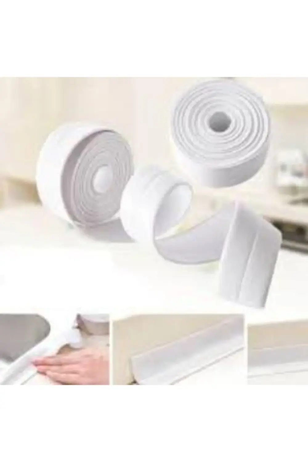 5 Adet Su Sızdırmaz Geçirmez Bant Lavabo Küvet Kenar Bandı Küvet