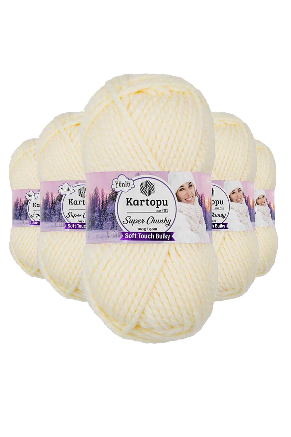 5 Adet Super Chunky Kalın Kışlık El Örgü Ipliği 100 Gr K034 5 Adet Super Chunky Kalın Kışlık El Örgü Ipliği 100 Gr K034